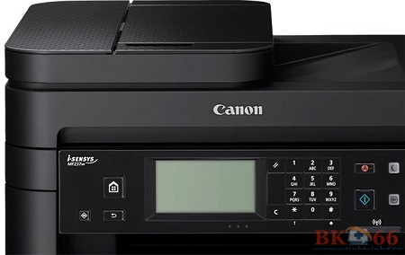 Bảng hiển thị của máy in Canon MF237w giá rẻ