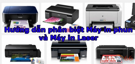 Chọn mua máy in phun màu hay máy in laser màu?